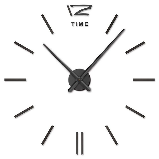 Attractive Decorative Digital Frameless Large Electronic DIY Wall Clocks