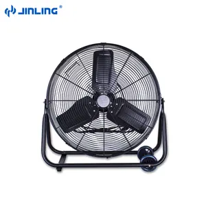 UL High Velocity Metal Air Cooling Mobile Floor Fan Commercial Industrial Fan