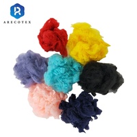 China Recycled Solid Polyester Staple Fiber 1.5dx38mm for Non-woven Fabric