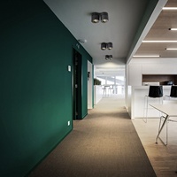 Luminaire COB moderne et minimaliste pour restaurant, pliable, double tête, à montage en surface, source lumineuse à CRI 90, 360° °   Downlight à cardan rotatif