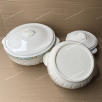 Super Vente Classique Ensemble Chauffant 3 Pièces : Boîte Déjeuner, Bol en Acier Inoxydable, Casserole Isotherme, Avec Couvercle