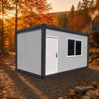 Maison préfabriquée en conteneur étanche facile à installer, maison miniature pliable de type Z, maison mobile