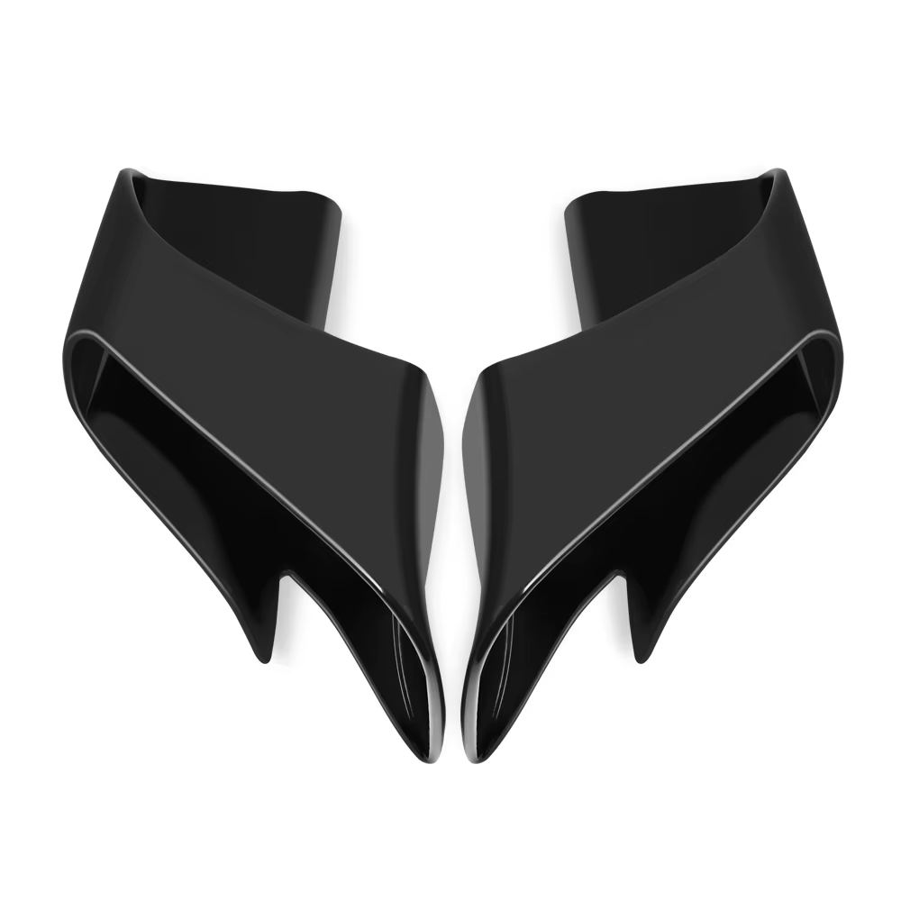 Kawasaki ZX6R 2024-2025 Yan Kanat Aerodinamik Spoiler Siyah Plastik