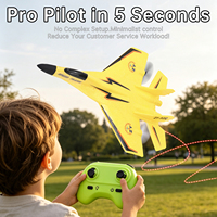Avion planeur RC avec 3 batteries, en mousse EPP, LED, télécommandé, prêt à la vente en lot