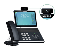 Téléphone vidéo Yea-link VP59 Microsoft Teams, écran tactile 8 pouces, conférence HD, voix HD, bureau, PoE, Wi-Fi double bande, Android 9.0