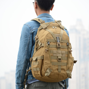 1201 Fashion Wholesale Custom Outdoor Green <strong>Black</strong> Unisex <strong>Waterproof</strong> Camouflage Laptops Molle Tactical Nylon <strong>Backpack</strong> - Product Image 4