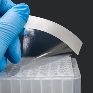 Lapisan Segel Bening Optik Pelat Pcr 96 Sumur Laboratorium untuk Pelat PCR dan Pelat Sumur Dalam