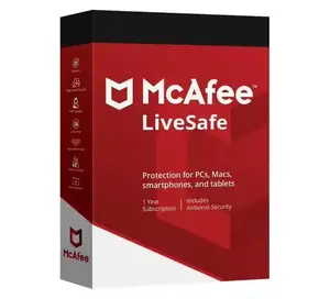 McAfee LiveSafe 2023 1 Year Subscription Security Software Official Activation Bind Your Account Email Delivery