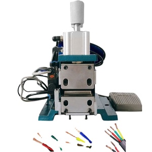 Machine à dénuder électrique pneumatique pour dénuder et couper les fils d'ordinateur, les fils isolés, les câbles de distribution et les câbles téléphoniques - Product Image 1
