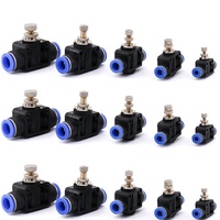 SA-4 pneumatique papillon des gaz contrôle de vitesse tuyau rapide Tube raccord d'eau raccords pneumatiques ajuster