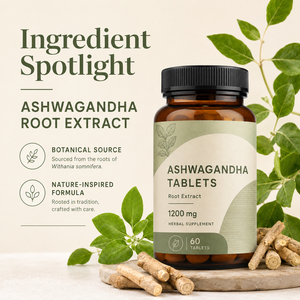 Complément Alimentaire Vegan de Haute Qualité à Base d'Ashwagandha Haute Concentration 3000mg en Comprimés pour le Soutien Immunitaire, le Sommeil et l'Équilibre Hormonal - Product Image 2