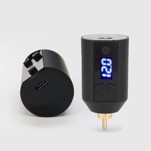 แหล่งจ่ายไฟสำหรับเครื่องสักแบบ RCA ชาร์จเร็ว พร้อมหน้าจอดิจิตอล แบตเตอรี่แบบชาร์จได้ สำหรับปากกาโรตารี่ ใช้งานได้ในสตูดิโอแบบพกพา - Product Image 2