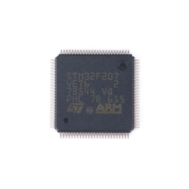 New Original ZHANSHI STM32F207VET6 LQFP-100 chip ARM32 bit microcontroller Ethernet MAC Electronic components IC BOM supplier