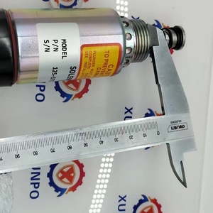 โซลินอยด์ปิดเครื่อง 24V 125-5772 1554652 1255772 สำหรับรถขุด 320B 322B - Product Image 5