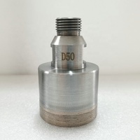 Outils abrasifs, foret diamanté en verre fritté pour carrelage, verre, céramique