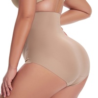 Culotte gainante sculptante pour les fesses, taille haute, contrôle du ventre, 6XL, taille plus, sous-vêtements amincissants