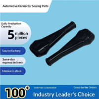 Anneau d'étanchéité en silicone à 2 trous pour connecteur AMP, gaine de câble fin