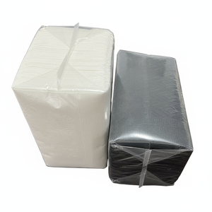 ผู้ผลิต OEM กระดาษเช็ดปากสำหรับร้านอาหาร สีขาว น้ำตาล ดำ ทำจากเยื่อไม้บริสุทธิ์  แบบนูน  นุ่ม ซึมซับดี  พร้อมโลโก้ - Product Image 1