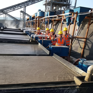 Taşınabilir Otomatik Yeni Bakır Cevheri Altın Eleme Ekipmanı Yerçekimi Ayırıcı Mineral Ayırma Makinesi Konsantratörü 6s Gemini - Product Image 5