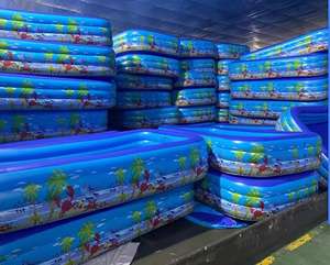 Grande piscine gonflable extérieure en PVC pour la natation et la <span class=keywords><strong>pataugeoire</strong></span> des enfants en famille - Product Image 5