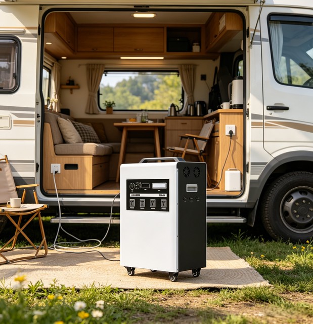 3000W Portable Power StationPure Sine Wave AC Outlets For Camping, RV and Emergency Backup