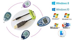 Cable USB para Medidor de Glucosa Abbott Freestyle Freedom Freestyle <span class=keywords><strong>Lite</strong></span> FTDI USB Alpha Track, Cable FTDI - Product Image 5