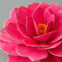 Grande sculpture florale géante en pivoine rose, fleur artificielle en papier, décoration pour événements de mariage, fourniture florale commerciale
