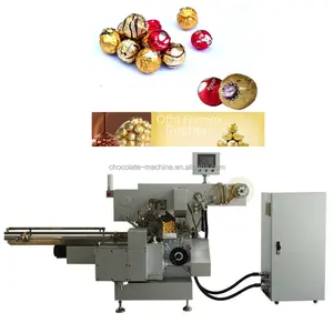 High speed chocolate balls foil wrapping machine
