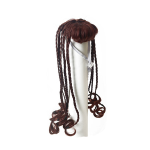 Nouvelle Perruque <span class=keywords><strong>pour</strong></span> Chat, Coiffe Tressée avec Chignons, Style 'Mignon et Original', <span class=keywords><strong>pour</strong></span> Costume de Fête Ludique, Accessoire Capillaire Personnalisable en Fil Haute Température - Product Image 4