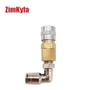 Conector Rápido de Cobre y Latón Pulido HPA (EE. UU.) 2302, Ensamblaje de Conexión Rápida para Tubo de Aire de 6.35 mm (1/4") de Diámetro Exterior - Product Image 1
