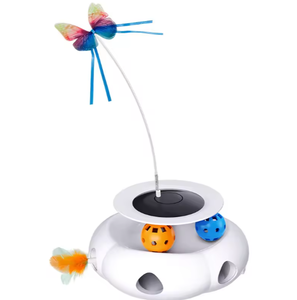 Juguete Interactivo Inteligente y Ecológico para Mascotas, Material ABS, Juguete Eléctrico Moderno para Gatos, Varita con Pluma de Mariposa - Product Image 5