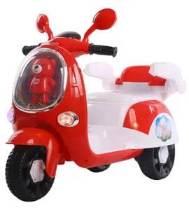Electric three-wheels motorcycle with early education rechargeable remote control children