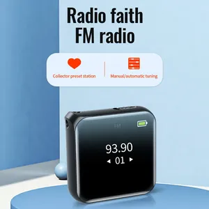 Mini 4GB-256GB HIFI lecteur MP3 E-book <span class=keywords><strong>Radio</strong></span> FM réveil Audio <span class=keywords><strong>enregistreur</strong></span> vocal petit métal HIFI lecteur <span class=keywords><strong>de</strong></span> musique enregistre son WAV - Product Image 6