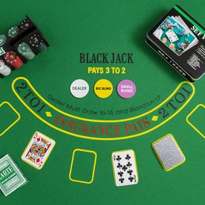 Juego de Póker Completo con 200 Fichas, Cartas, Tapete, Accesorios y Estuche Metálico para Jugar en Casa - Product Image 4
