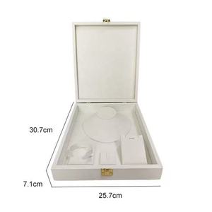 Lüks PU deri takı ekran için büyük Set zarif mücevher depolama organizatör kutusu kolye bileklik küpe yüzük için dükkanı - Product Image 3