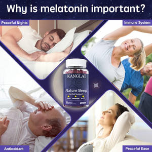 مكملات غذائية نباتية للنوم تحت علامة تجارية خاصة، حلوى جومي تحتوي على جابا ومغنيسيوم جليسينات لدعم النوم العميق والنوم الصحي - Product Image 6