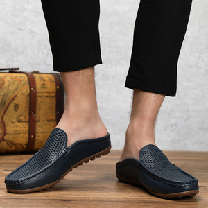 Calzado Casual de Verano JFXSHOES, Talla Grande, Cuero Genuino, Estilo Slip-On, Transpirable, Moderno, Ligero, Punta Cerrada - Product Image 6