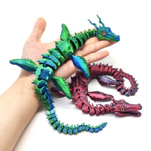 Dragón Marino Impreso en 3D, Articulado y Móvil, Material PLA, Ideal para Juguetes Infantiles, Regalos y Adornos de Escritorio, Gran Venta - Product Image 4
