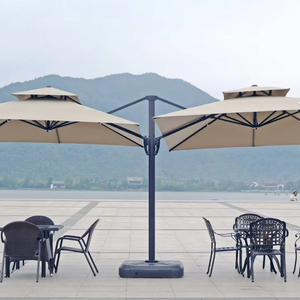 Lampes solaires LED de luxe à double auvent, étanches et légères, pour café en plein air, salon, hôpital - Product Image 1