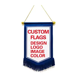 Custom Printed Any Logo Sports Games NFL Football Soccer Exchange Fans Club Flags American Football Flag