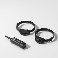 Collier de dressage pour chien à distance de qualité supérieure, étanche IPX7, rechargeable par Type C, portée de 600 m, avec fonctions de choc, vibration et bip, pour chiens de toutes tailles