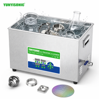 Nettoyeur ultrasonique de laboratoire de paillasse Yunyisonic à double fréquence 40/120 kHz, faible bruit, pour verrerie et plaquettes semi-conductrices