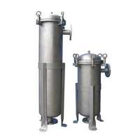 Boîtier de sac en acier inoxydable de qualité Taille #2 Boîtier de filtre à sac Inox Connexions à bride DN50 pour équipement de filtration d'eau
