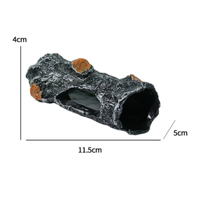 Caverna de PVC Ustovian para Répteis: Novo Abrigo Durável em Formato de Árvore para Peixes e Animais de Estimação, Linda Cova de PVC para Aquários - Product Image 5