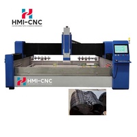 Máquina de Corte y Pulido de Vidrio CNC HMI para Procesamiento de Vidrio, Centro de Trabajo para Biselado y Formas Irregulares