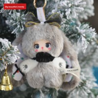 NOUVEAU Pendentif Peluche Thème Animal Lapin Bonbon Arc-en-ciel BabyThree Liila, Modèle Star Same, Mignon, Boîte Mystère, Cadeau Original