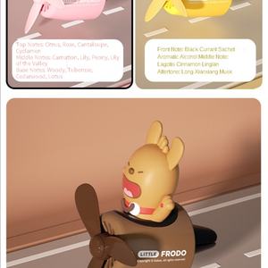 Diffuseur d'air pour voiture Nouveau KAKAO Friends Pilot Clip de parfum pour grille d'aération de voiture Parfum pour l'intérieur de la voiture Accessoires - Product Image 3