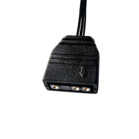 Cable de Extensión ARGB Direccionable de 5V y 3 Pines, Cable Macho a Hembra 1 a 1 para Conexión de Iluminación RGB en Placas Base de PC