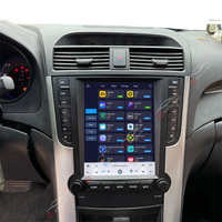 Lecteur multimédia automobile Android à écran vertical de style Tesla, écran tactile, montage sur tableau de bord, Acura TL 2004-2008, navigation GPS, TV, USB