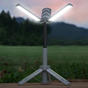 Collapsible 4 in 1 <b>LED</b> <b>Camping</b> <b>Lantern</b> with 10-Second Storage Telescopic Tripod Base Ultra Bright Rechargeable Outdoor Light for - Product Image 1